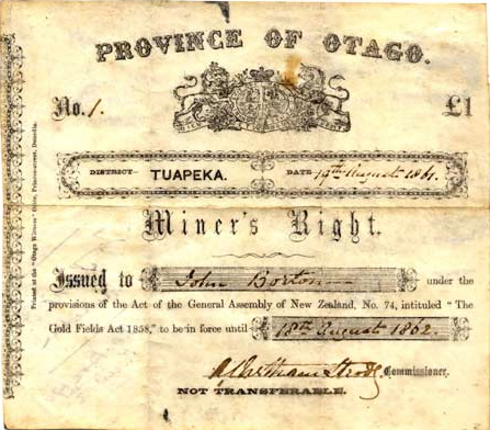 Miner's Right