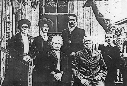 George and Lucy Clarkson family